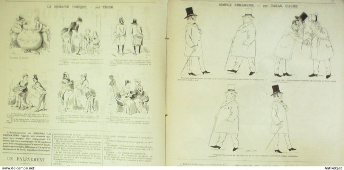 La Caricature 1885 #274 High-Life's Carême Draner Caran d'Ache Prince Zilah Clarétie Robida