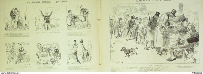 La Caricature 1885 #304 Coeur de la soupe Aubray & Draner Robida Trock