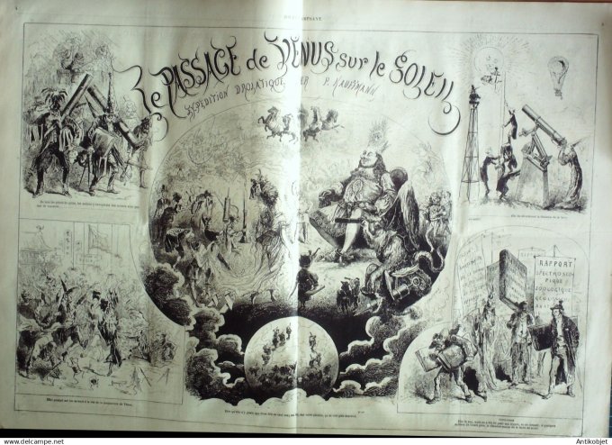 Le Monde illustré 1881 n°1259 Tunisie Fedj Bababrick Kef Rejala Bizerte St Nazaire (44) Penhouet Bel