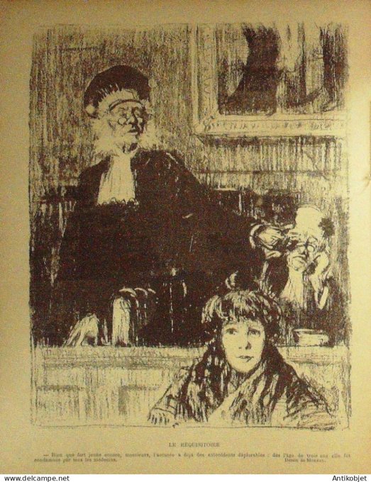 Le Rire 1901-10-19 # 363 Journal humoristique Ed.Originale Pays su Scalp