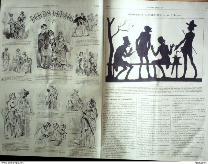 Le Journal Amusant 1874 #  950 Passage de venus sur le Soleil expedition drolatique par Kauffmann