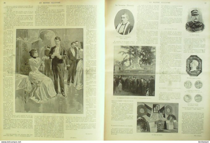 Le Monde illustré 1899 n°2181 Suisse Airolo Philippines Ilo Ilo New-York Park-Row