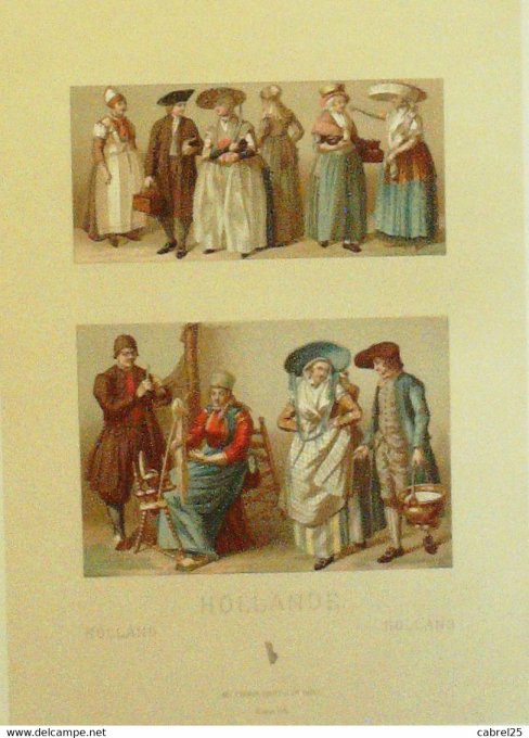 Pays-Bas provinces ALKMAAR ZUYDERZEE SCHIPPER MARKENAARS MARKEN