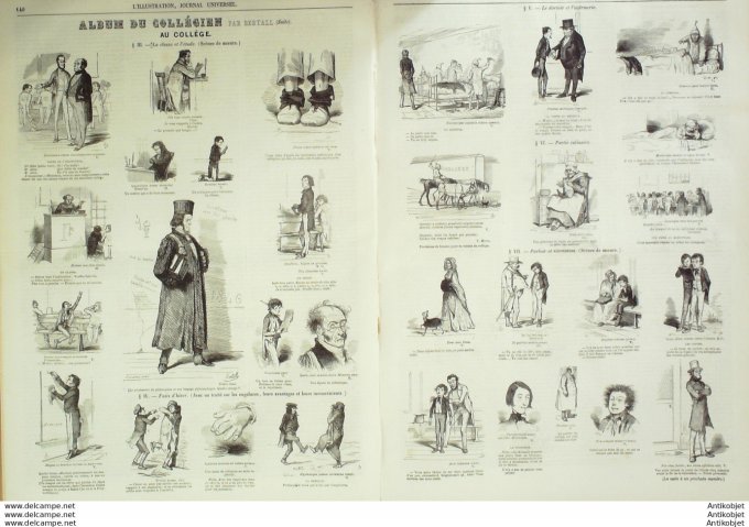 L'Illustration 1850 n°392 Etats-Unis SAN FRANCISCO SACREMENTO Honoré de BALZAC ASNIERES (92)