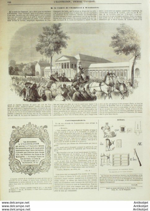 L'Illustration 1850 n°392 Etats-Unis SAN FRANCISCO SACREMENTO Honoré de BALZAC ASNIERES (92)