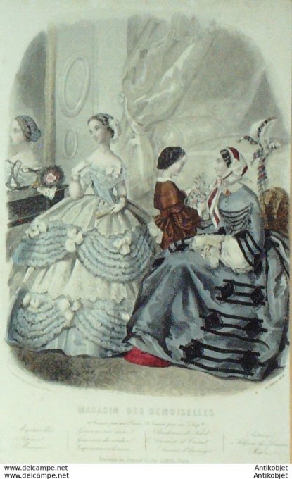 Magasin des demoiselles 1858 #  1