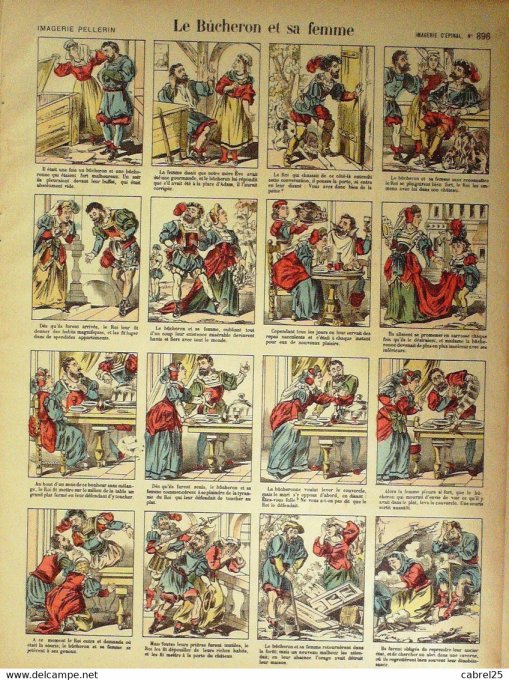 Le Bucheron & Sa Femme (Pellerin d'epinal)