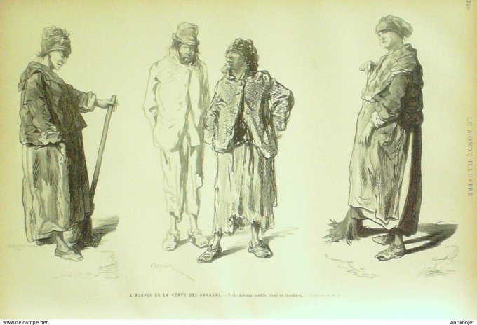 Le Monde illustré 1884 n°1418 Frédéric Mistral Vienne Incendie du Stadt Theater Athènes