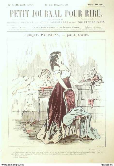 Petit journal pour Rire 1868 #    8 La Semaine du Chouflik Baric
