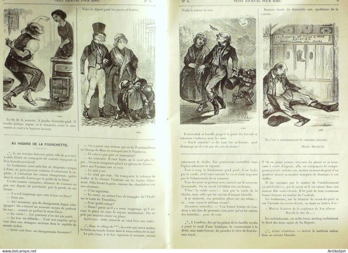 Petit journal pour Rire 1868 #    8 La Semaine du Chouflik Baric