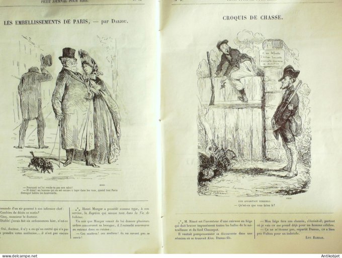 Petit journal pour Rire 1868 #    8 La Semaine du Chouflik Baric