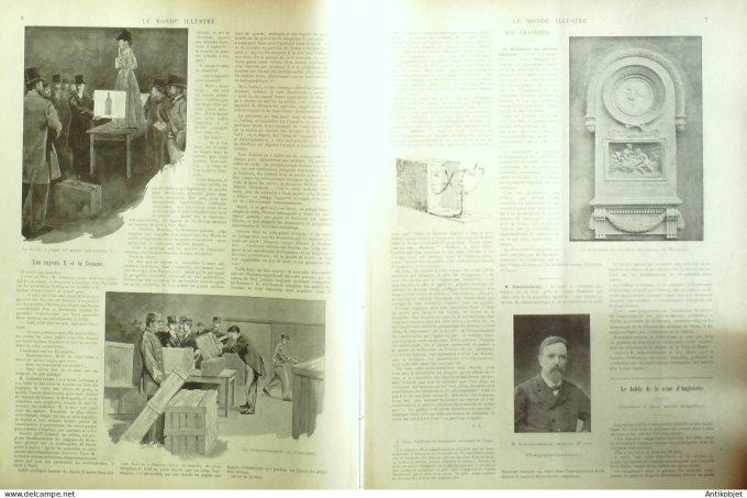 Le Monde illustré 1897 n°2101 Londres Buckingham Reine Victoria fêtes jubilaires Spithead