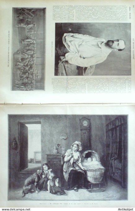 Le Monde illustré 1902 n°2352 Berck (62) Reine Nathalie Belgique Charleroi Epinay/Seine (93) Sète (3