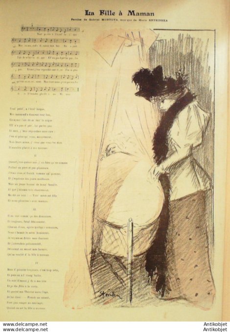 Gil Blas 1895 n°03 Gaston SANSREFUS Marie KERYSINSKA Aurélien SCHOLL BENNER EMMANU
