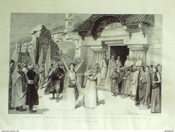 Le Monde illustré 1892 n°1814 Havre (76) Angers (49) Mgr Freppel Albert Wolff