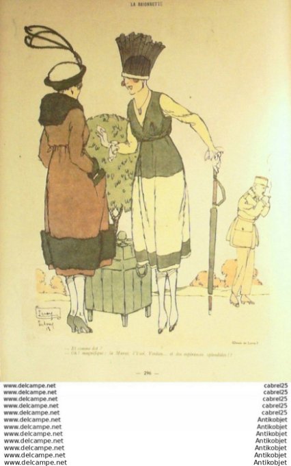 La Baionnette 1918 # 149 (Mariages De Guerre) Hass Leonnec Manfredini Le Rallic Branly