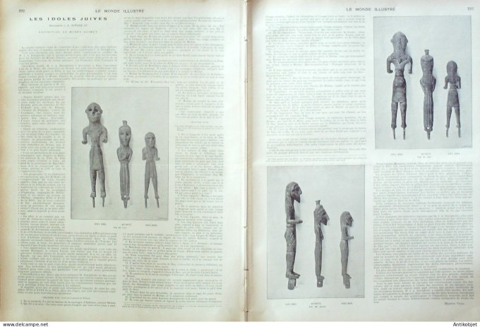 Le Monde illustré 1902 n°2352 Berck (62) Reine Nathalie Belgique Charleroi Epinay/Seine (93) Sète (3