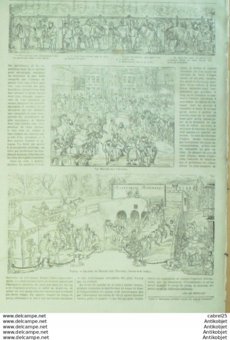 Le Monde illustré 1868 n°609 Compiègne (60) Espagne Madrid Barcelone Cordoue Puerta Del Sol Pays Bas