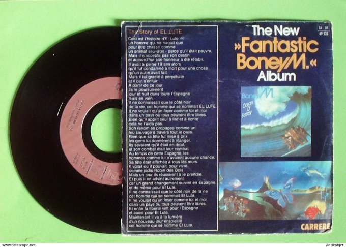 Boney M. 45T SP El Lute 1979