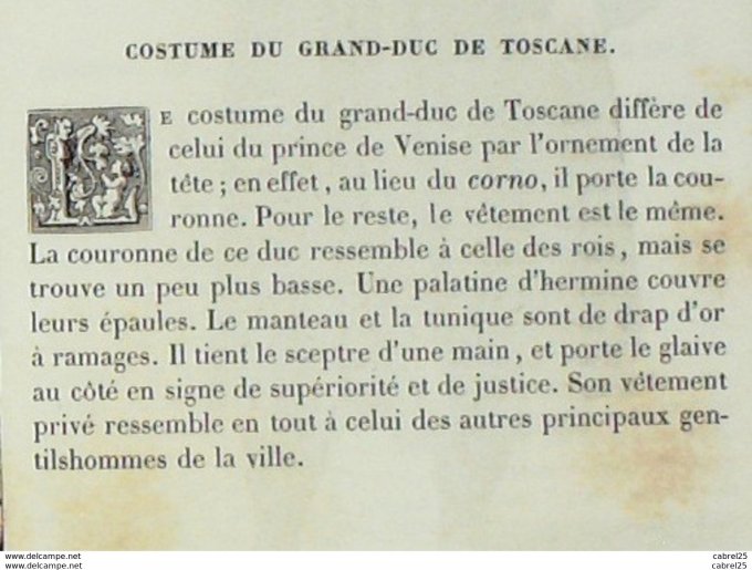 Italie TOSCANE Grand Duc 1859