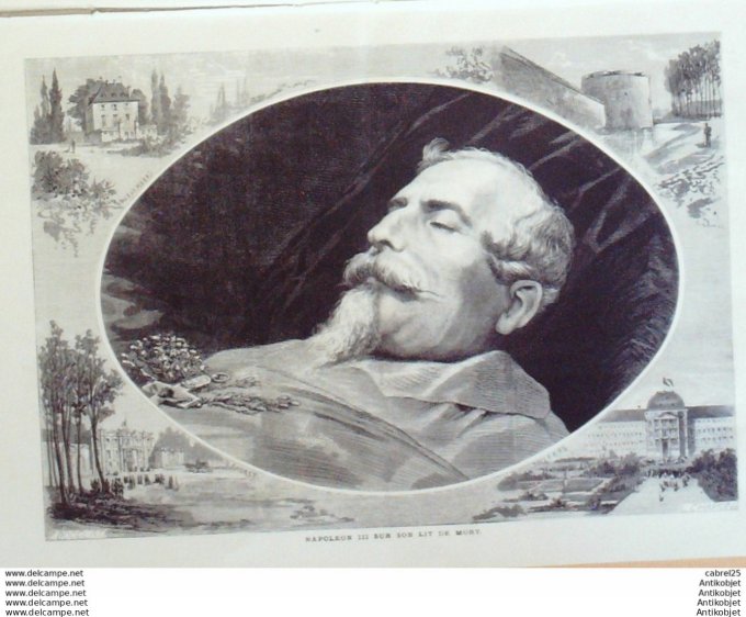 Le Monde illustré 1873 n°824 Angleterre Chislehurs Cambden Napoleon III Chambord (41)