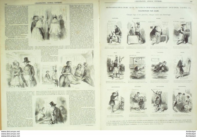 L'Illustration 1850 n°395 PANTICOSA (65) CIRQUE Champs-Elysées HESSE-CASSEL Gouvernement