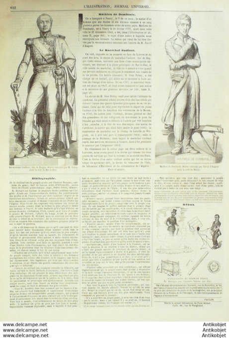 L'Illustration 1850 n°395 PANTICOSA (65) CIRQUE Champs-Elysées HESSE-CASSEL Gouvernement