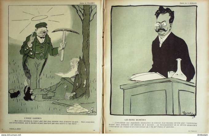 L'Assiette au beurre 1907 n°361 Les Vagabonds Poulbot Florès Ricardo Hellé