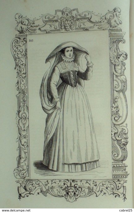 Allemagne COLOGNE Femme noble 1859