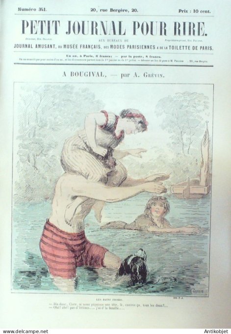 Petit journal pour Rire 1860 # 341 Great exhibition de Londres Gustave Droz
