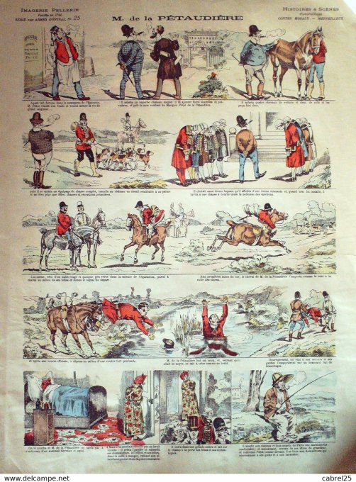 Madame  de La Petaudiere (Pellerin d'epinal)