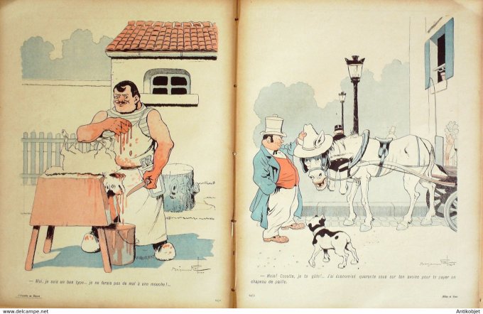 L'Assiette au beurre 1902 #  88 Bêtes et Gens Rabier Benjamin