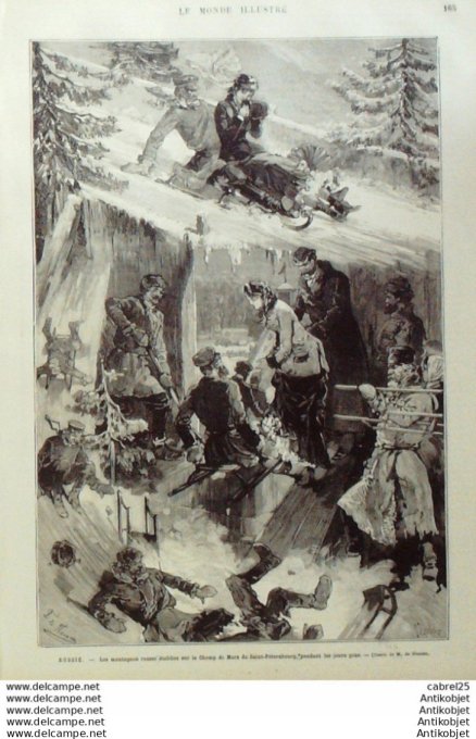 Le Monde illustré 1881 n°1250 Australie Melbourne Russie St-Pétersbourg Drouyn De Lhuys Schleswig Ho
