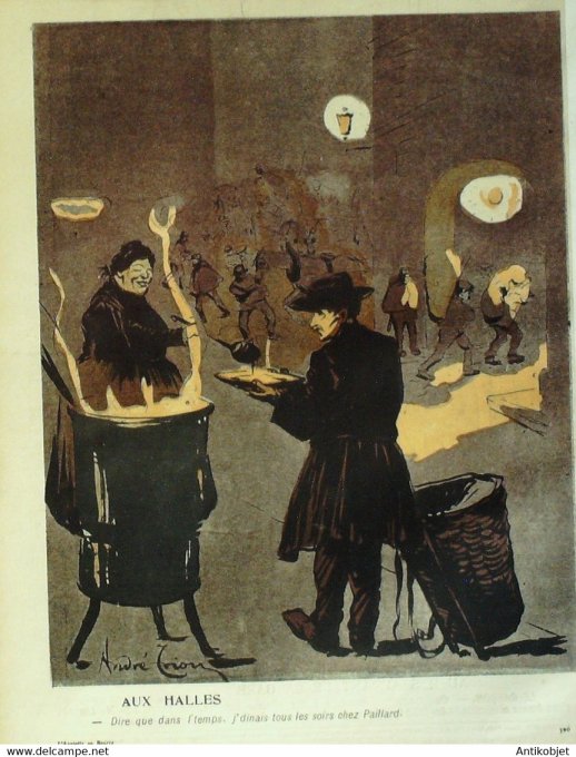 L'Assiette au beurre 1905 # 228 Paris qui mange Triou André