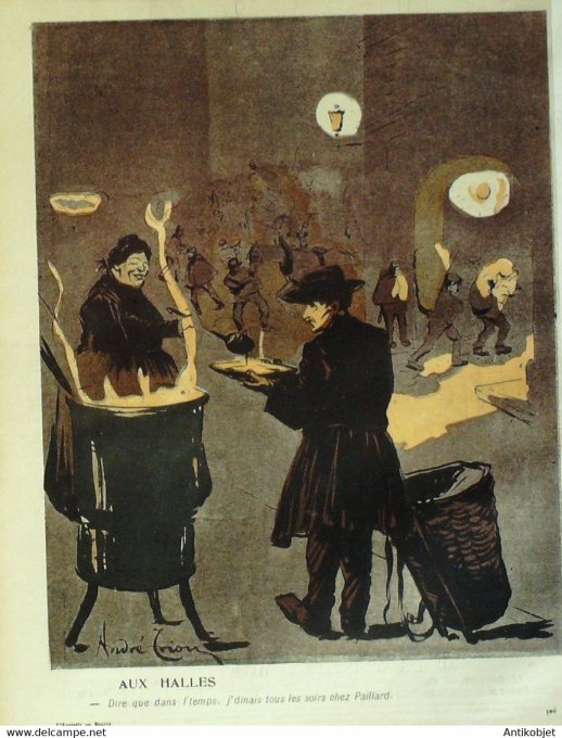 L'Assiette au beurre 1905 n°228 Paris qui mange Triou André