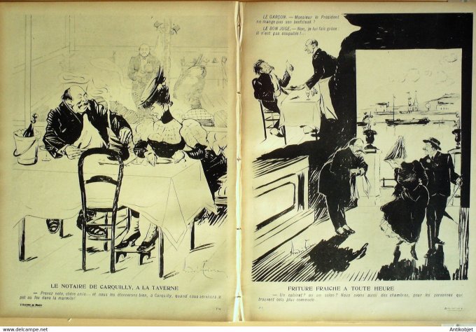 L'Assiette au beurre 1905 # 228 Paris qui mange Triou André