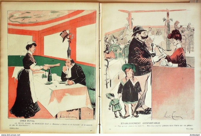 L'Assiette au beurre 1905 # 228 Paris qui mange Triou André