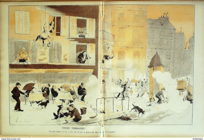 L'Assiette au beurre 1905 # 228 Paris qui mange Triou André