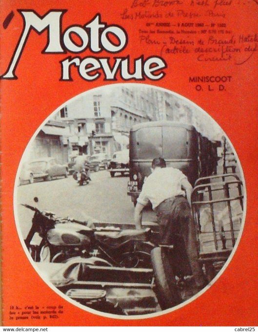 Moto Revue 1960 n° 1502 Puch 125 175 Svs Aermacchi Harley Davidson Horex Imperator