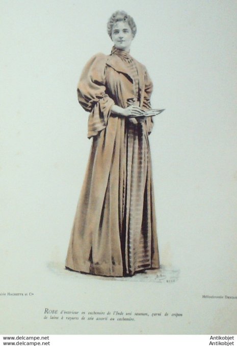 La Mode pratique 1894 # 38 Robes de Cachemire