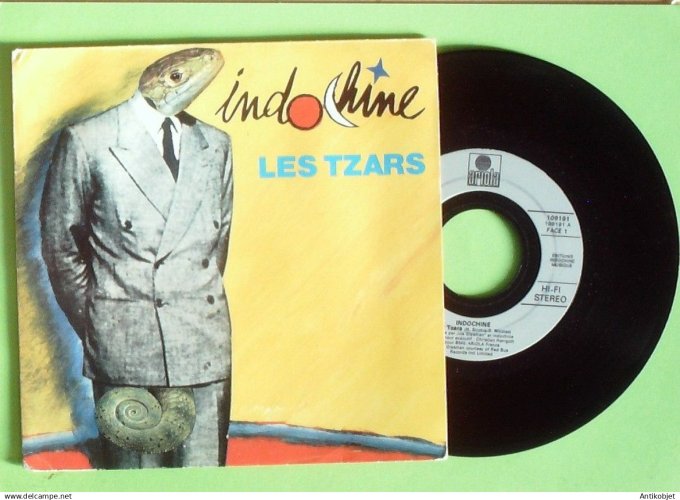 Indochine 45T SP Les Tzars 1987