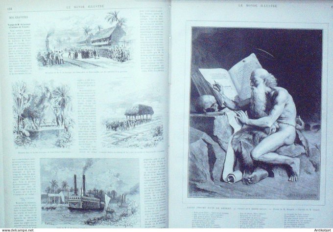 Le Monde illustré 1880 n°1196 Dieppe (76) Italie Naples Pr Nordenskiold Russie St-Pétersbourg Palais