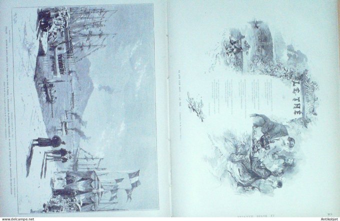 Le Monde illustré 1880 n°1196 Dieppe (76) Italie Naples Pr Nordenskiold Russie St-Pétersbourg Palais