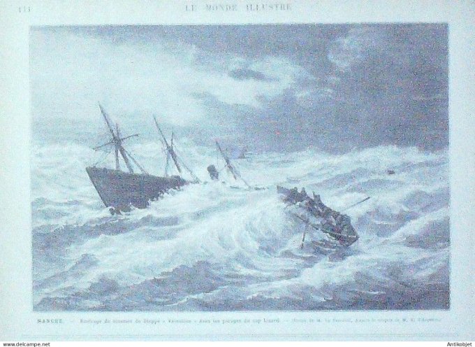 Le Monde illustré 1880 n°1196 Dieppe (76) Italie Naples Pr Nordenskiold Russie St-Pétersbourg Palais