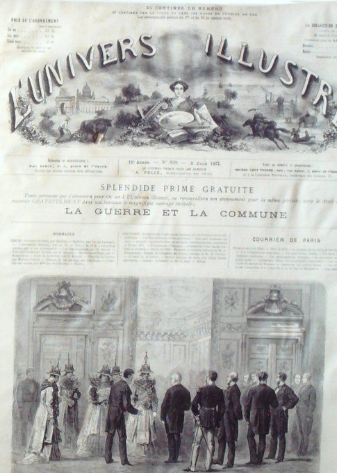 L'Univers illustré 1872 # 898 Andaman îles Hope-Town Arcueil (94) Suisse Rigi