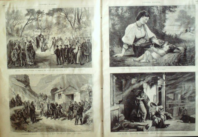 L'Univers illustré 1872 # 898 Andaman îles Hope-Town Arcueil (94) Suisse Rigi