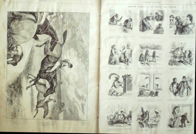 L'Univers illustré 1872 # 898 Andaman îles Hope-Town Arcueil (94) Suisse Rigi