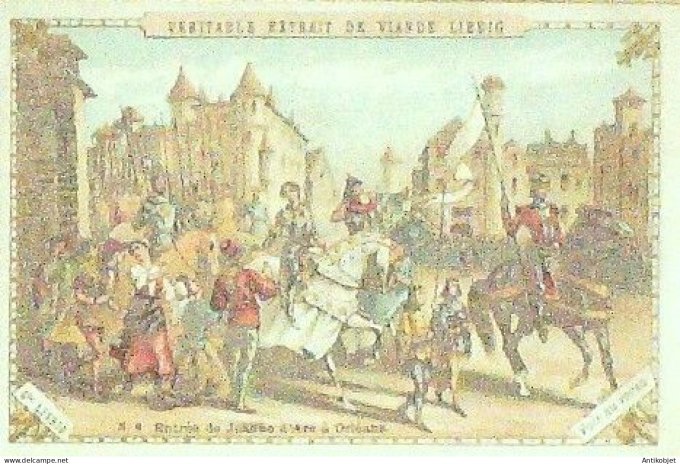 Chromo Liebig Sang  270 Jeanne d'Arc 2 (1890)