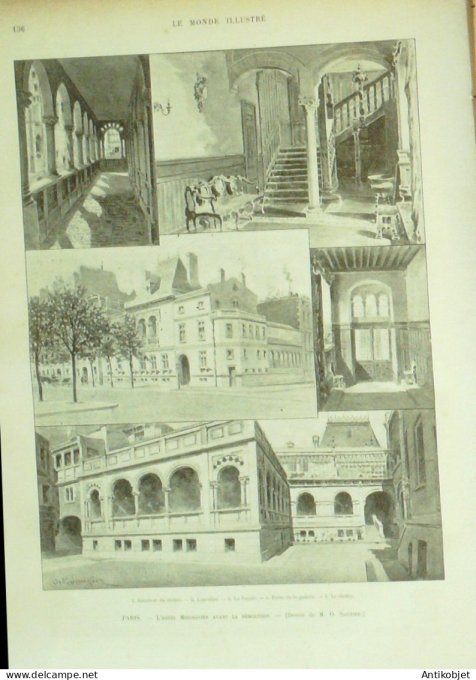 Le Monde illustré 1894 n°1953 Russie Sterlet orphelinat Prévost Autriche Essling