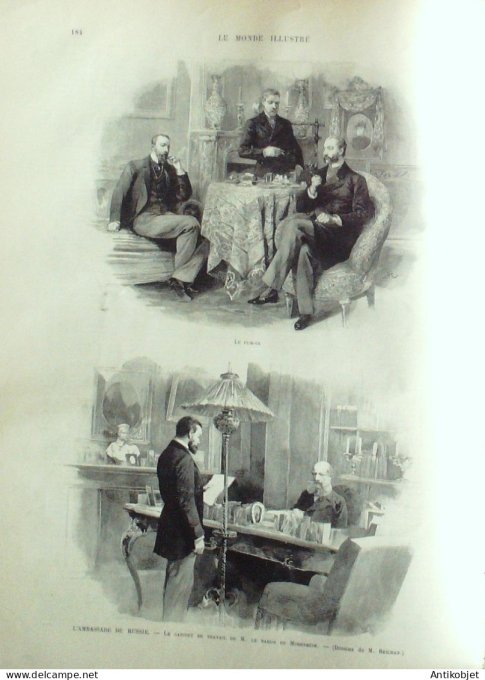 Le Monde illustré 1893 n°1878 Jules Ferry Algérie Orléansville Marseille (13) procès de Panama